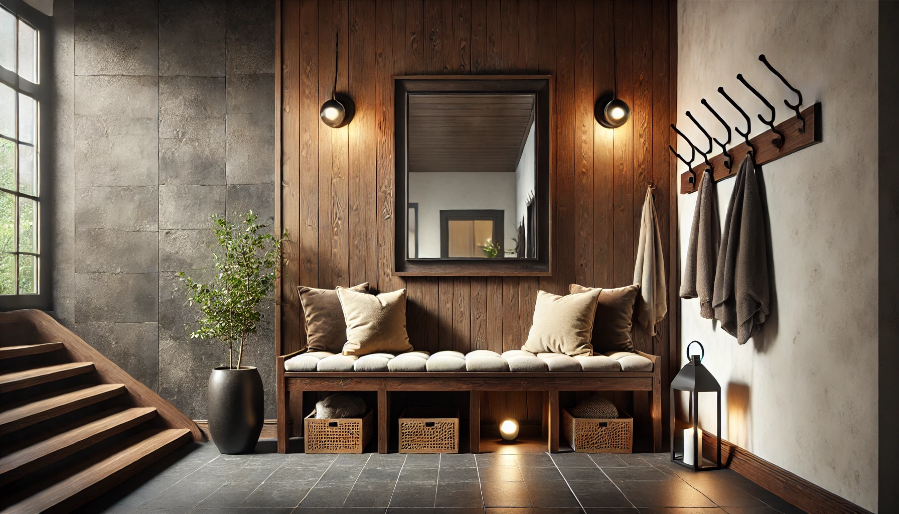 Sitzbank Flur zum Aufbewahren