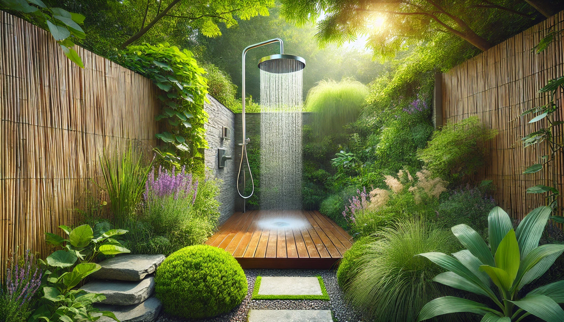 Cheap garden shower
