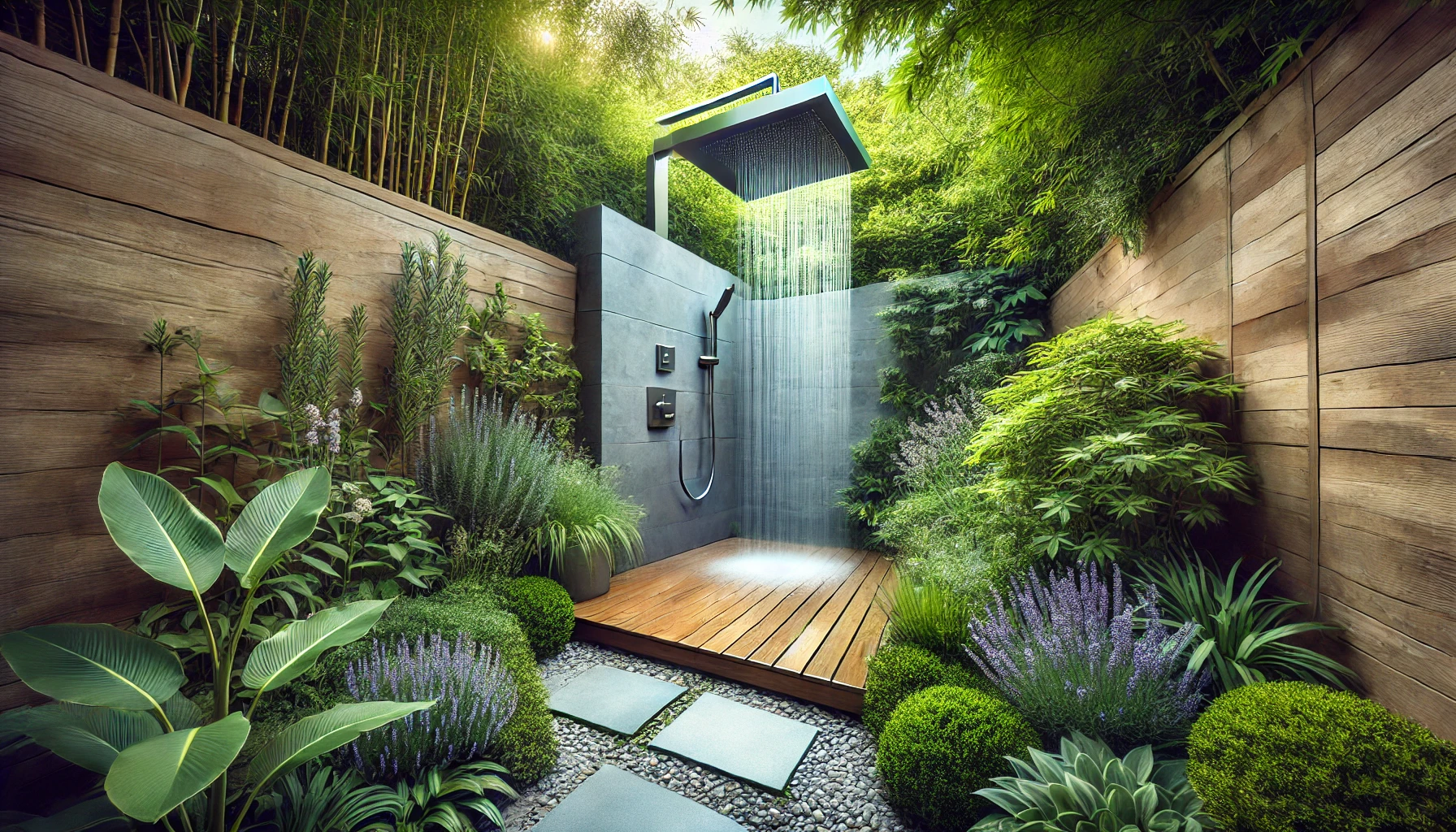 Build your own garden shower