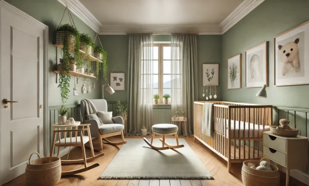Babyzimmer Grun