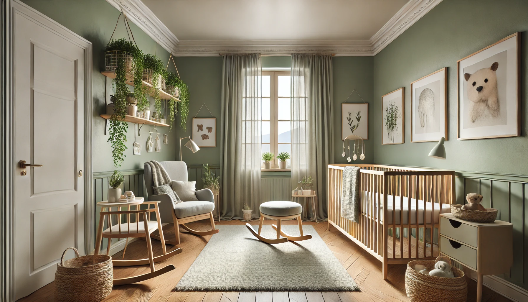 Babyzimmer Grun