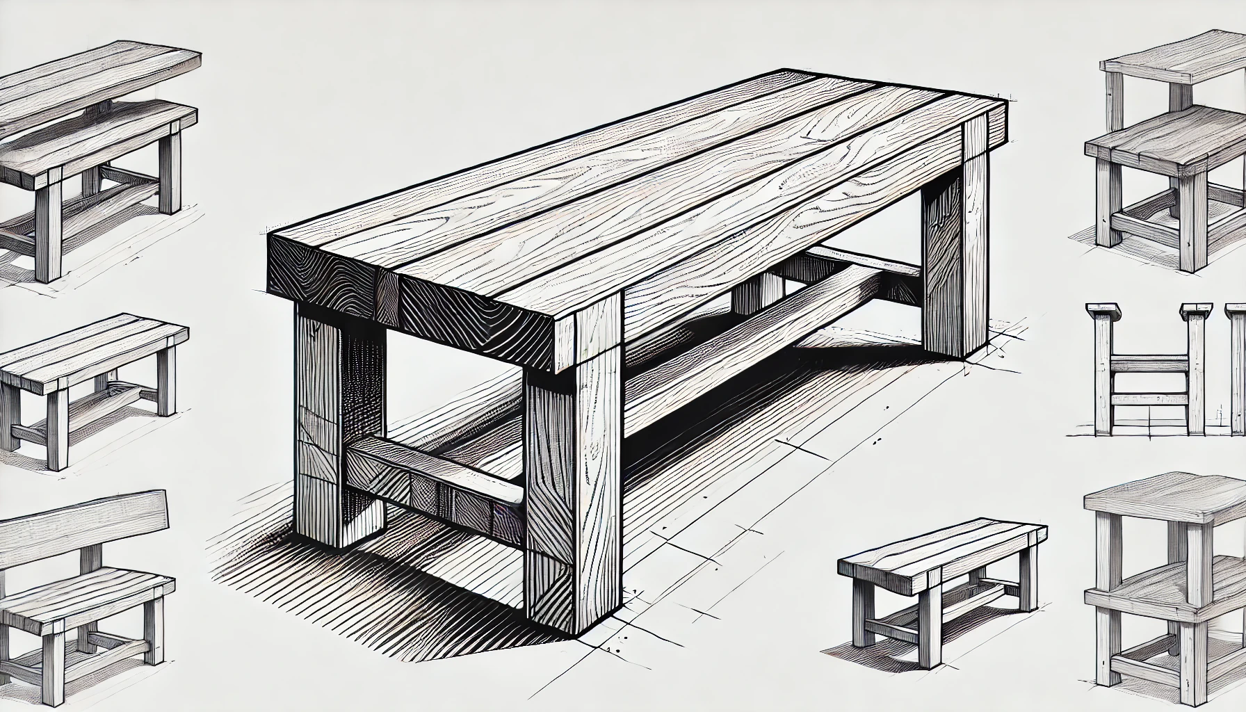 Bank Eiche Massiv Bank Eiche Massiv