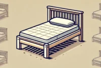 Bett Mit Matratze und Lattenrost 140x200