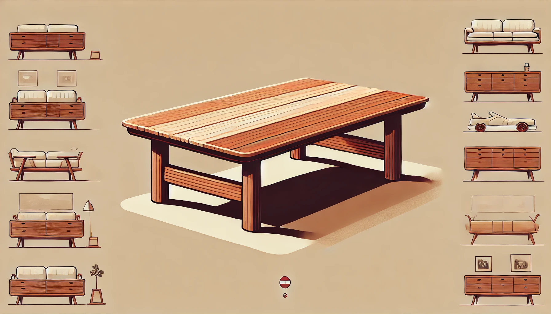 Couchtisch Massivholz