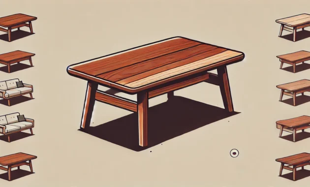 Couchtisch aus Eiche Massivholz