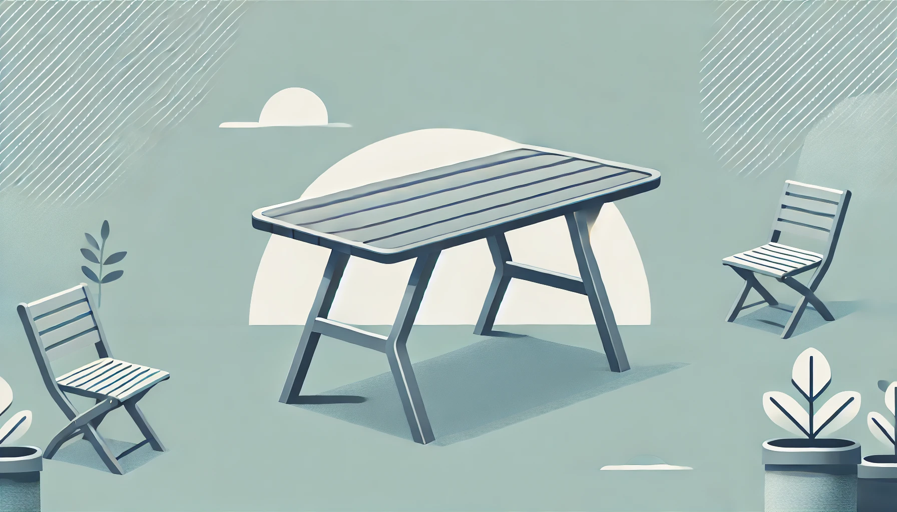 Gartentisch Aluminium