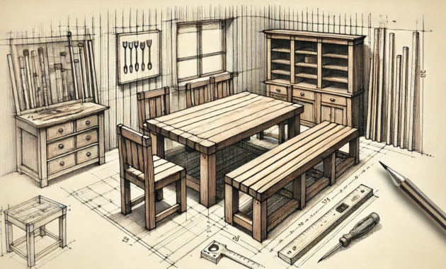 Schreinerei Eckbank mit Esstisch nach Maß