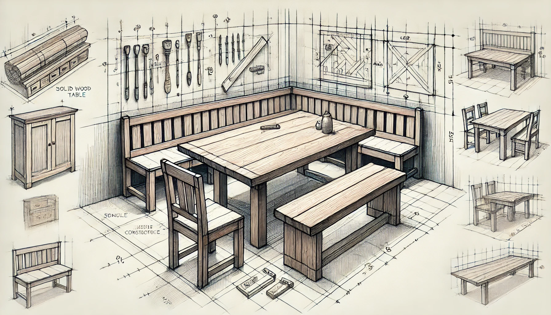 Schreinerei Esstisch Mit Eckbank