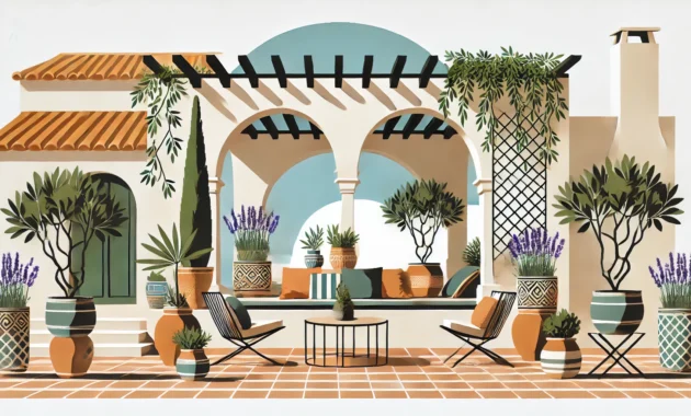 Terrassengestaltung Mediterran