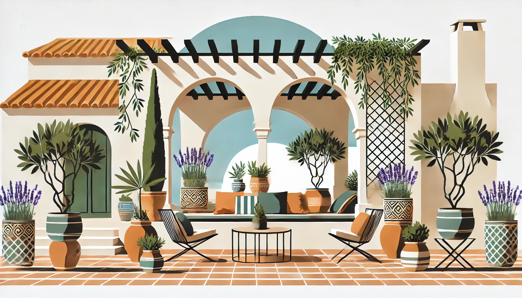 Terrassengestaltung Mediterran Terrassengestaltung Mediterran